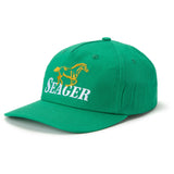 Seager One Horse Green Snapback Hat