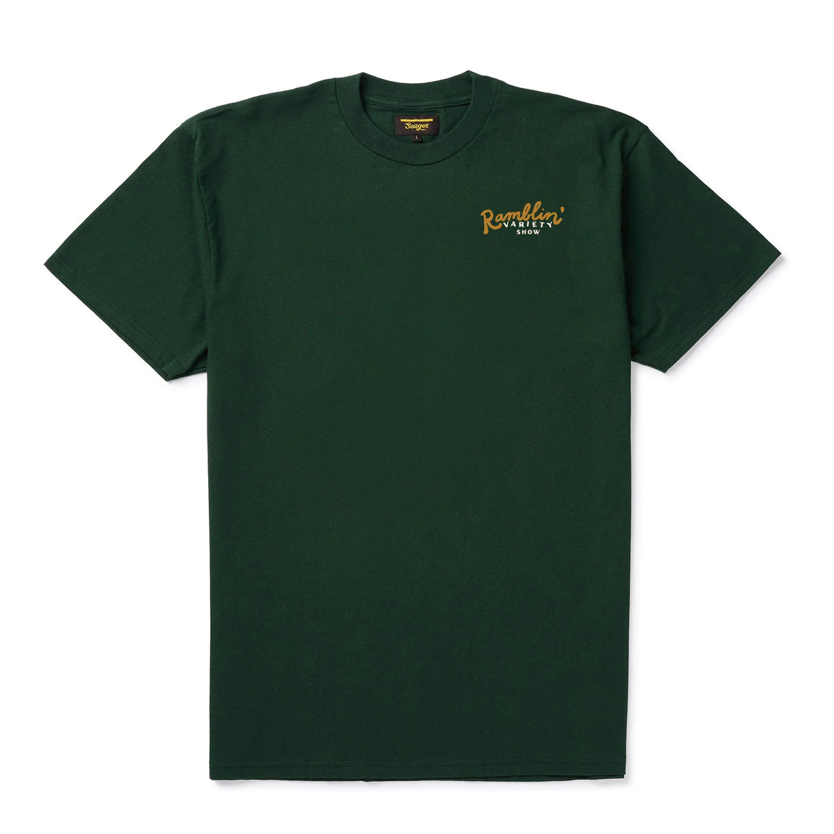 Seager Ramblin' Variety Show Green S/s Shirt