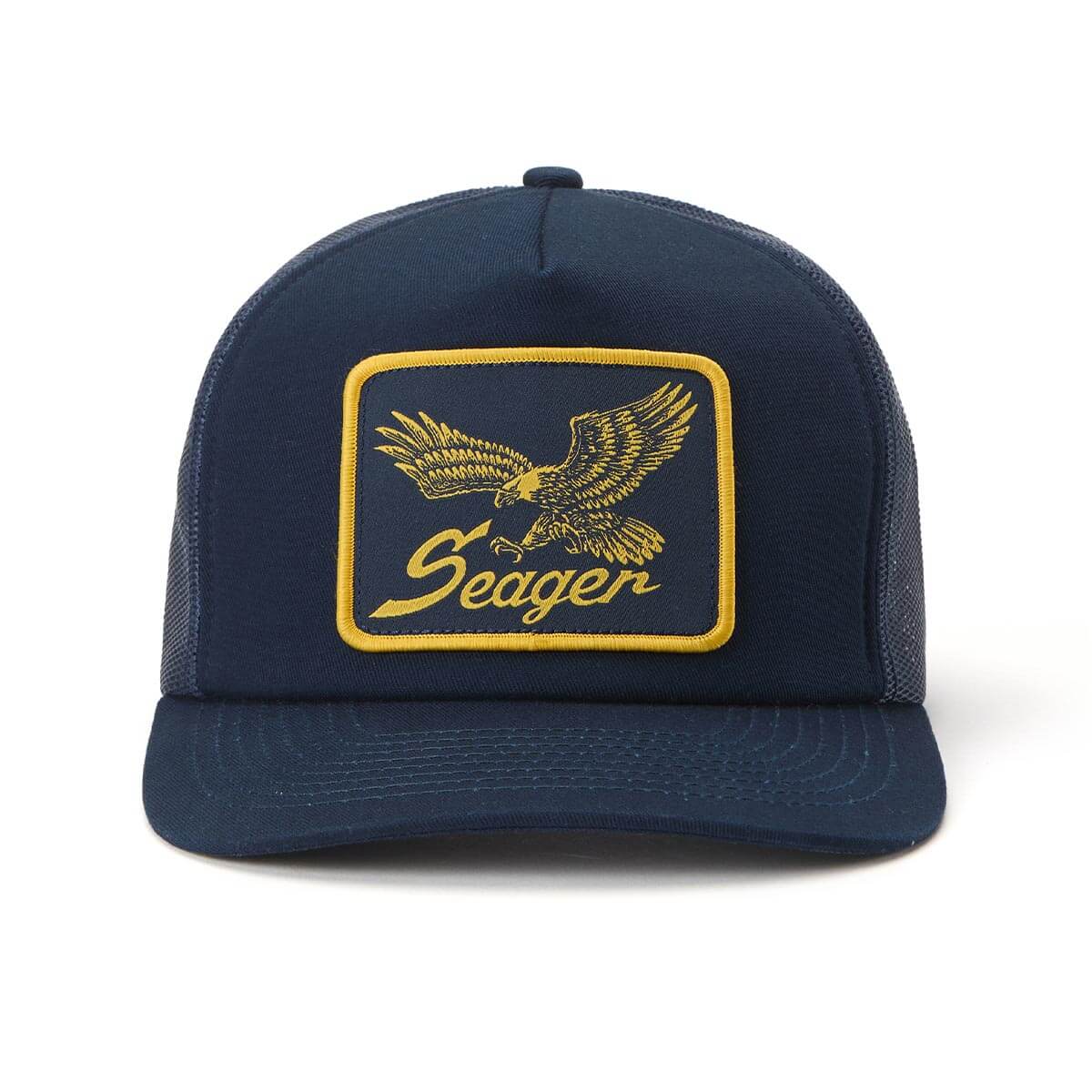 Seager Wingspan Navy Trucker Snapback Hat