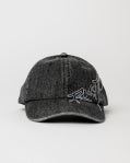 Rusty Hoodus Black 6 Panel Cap