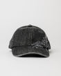 Rusty Hoodus Black 6 Panel Cap