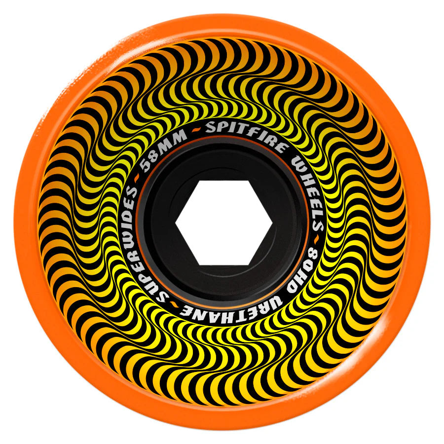 Spitfire 80HD Superwides Orange 58mm Wheels