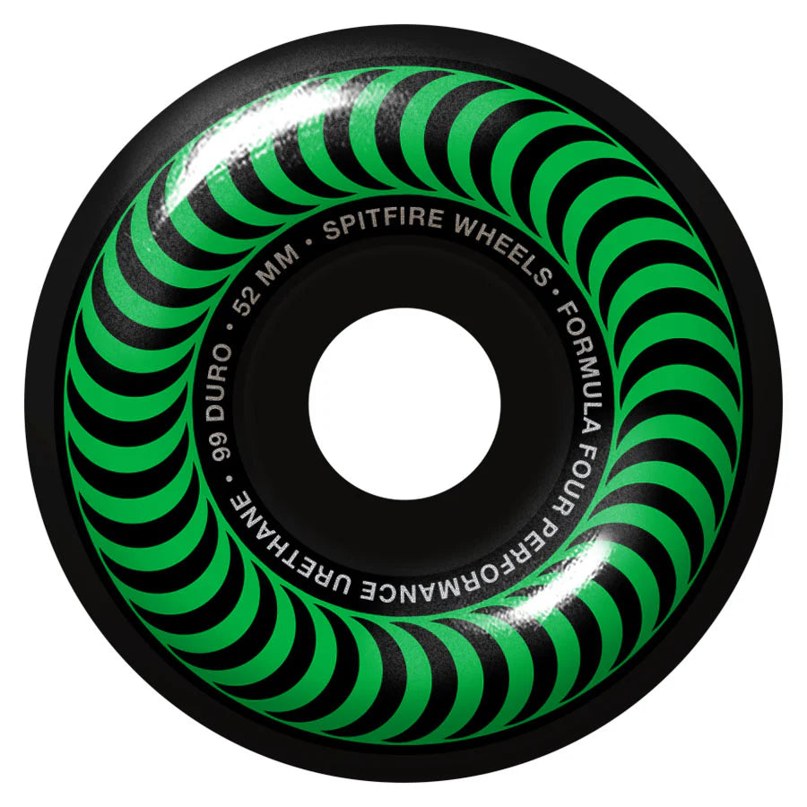 Spitfire Formula Four 99a Classic Black 52mm Wheels