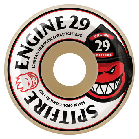 Spitfire x SFFD Engine 29 Conical Full Formula Four 56mm 99a Wheels