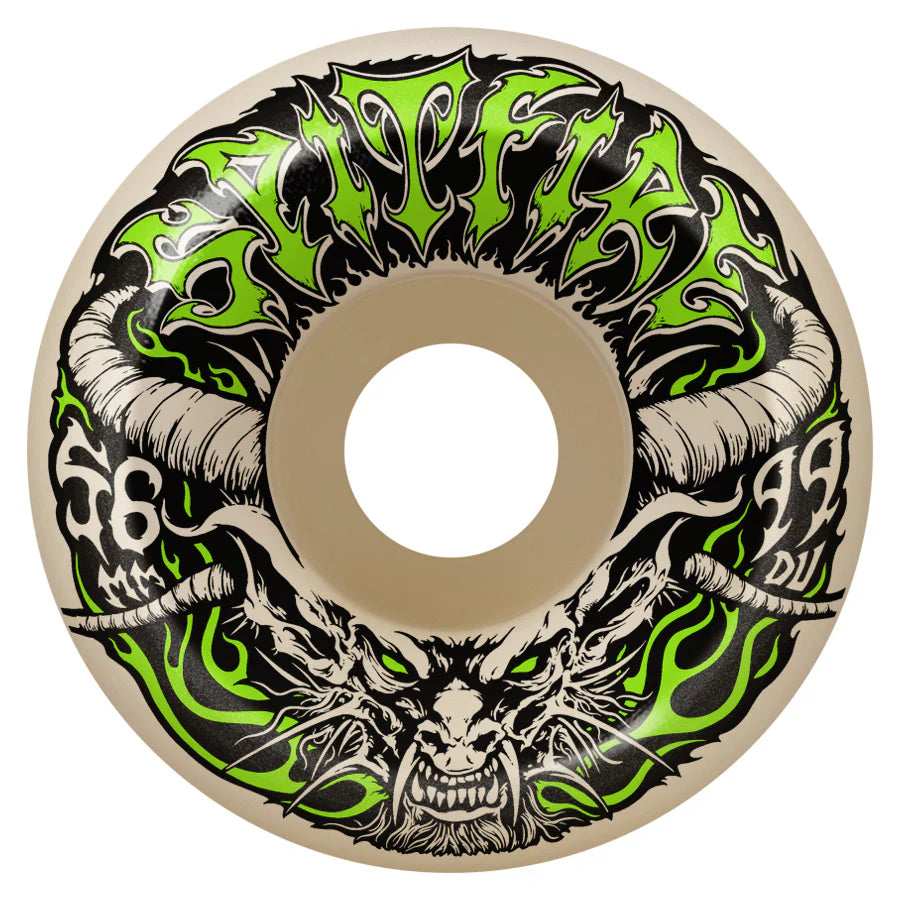 Spitfire Demon Redux F4 99a 56mm Conical Full Skateboard Wheels