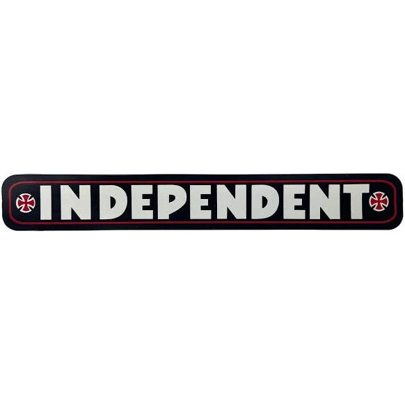 Independent Truck Co Bar Logo Iron Cross 4" Sticker