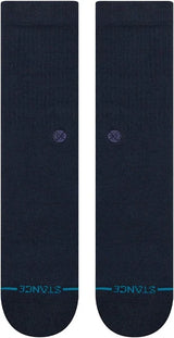 Stance Icon Organic Crew Navy Socks