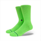 Stance Icon Neon Green Socks