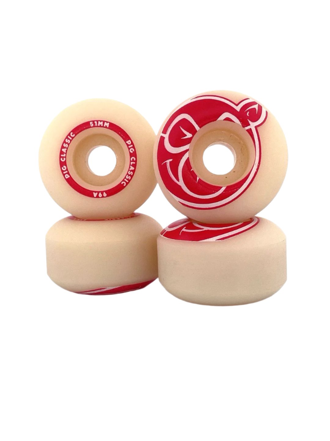 Pig Head Classic 99a 51mm Skateboard Wheels