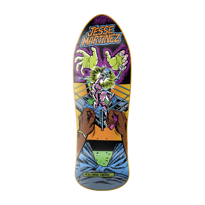 World Industries Jesse Martinez Rock'em Sock'em 10.126" Skateboard Deck