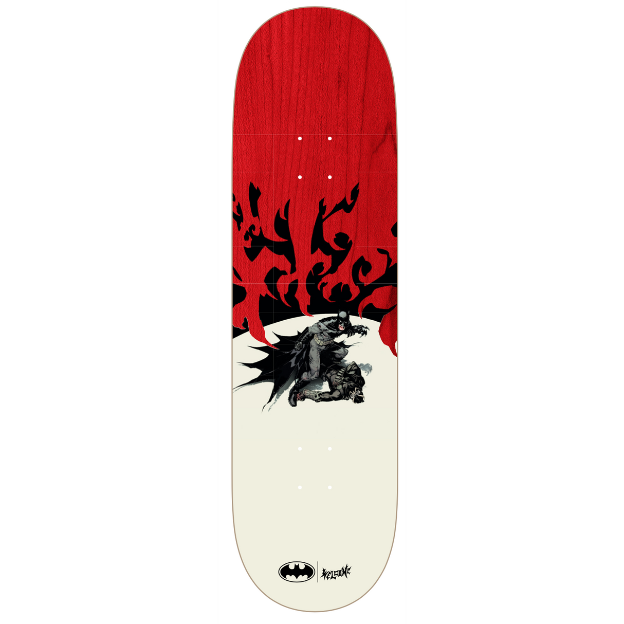 Welcome x Batman Talons on Popsicle Red Stain 9.0" Skateboard Deck