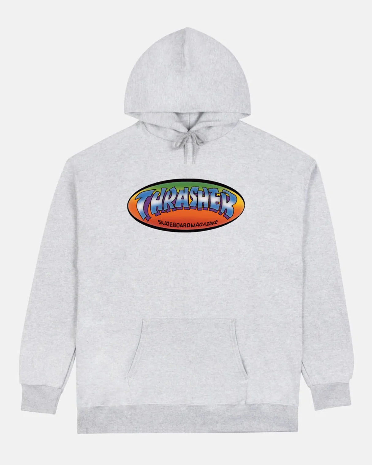 Thrasher Ninety-Five by Spanky Ash Grey Hooded Sweatshirt