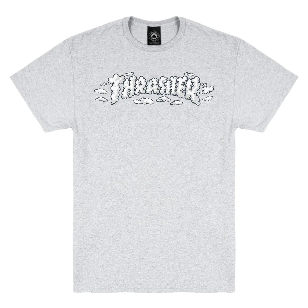 Thrasher Clouds by Spanky Ash Grey S/S Shirt