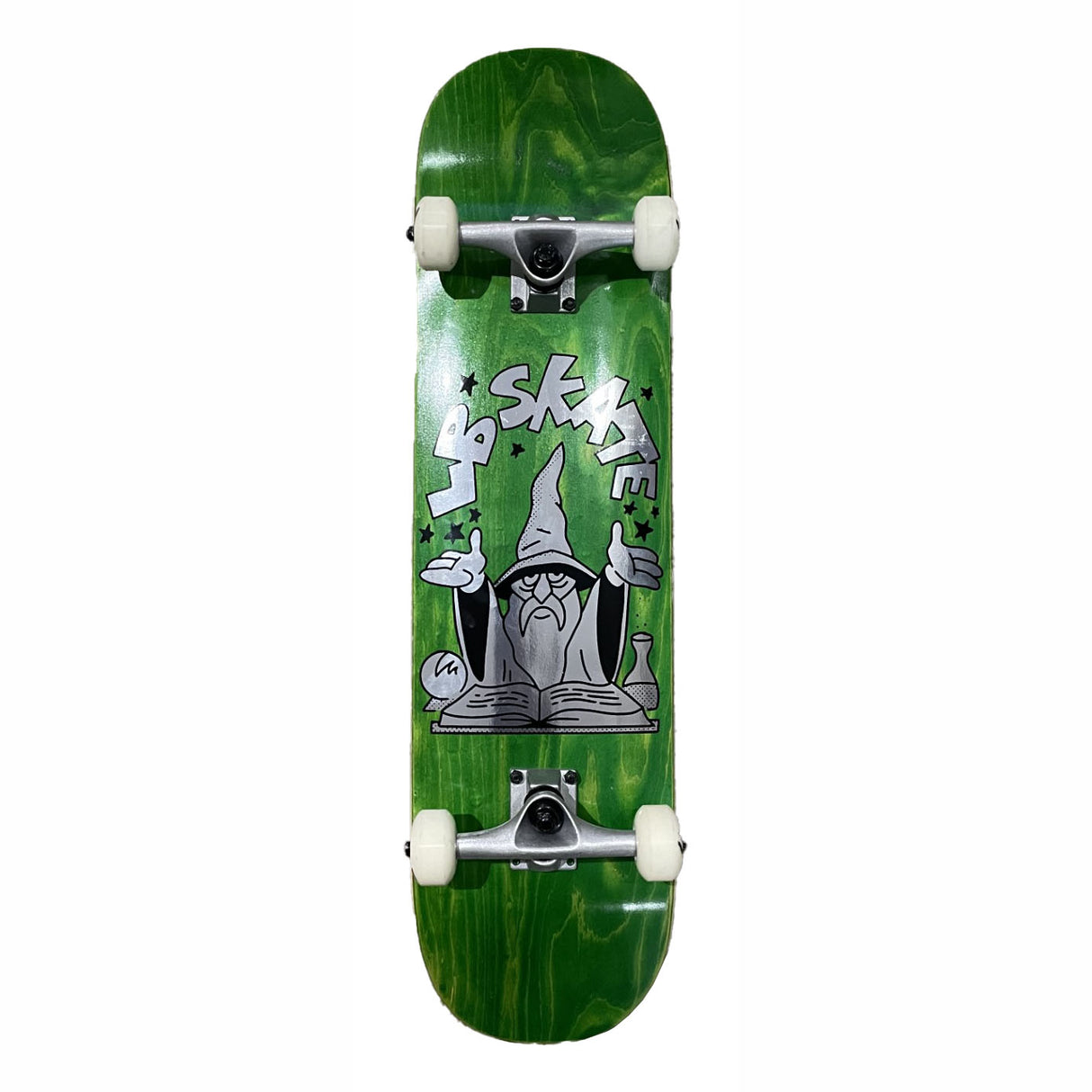 Long Beach Skate Co Wizard Assorted Stain Skateboard Complete