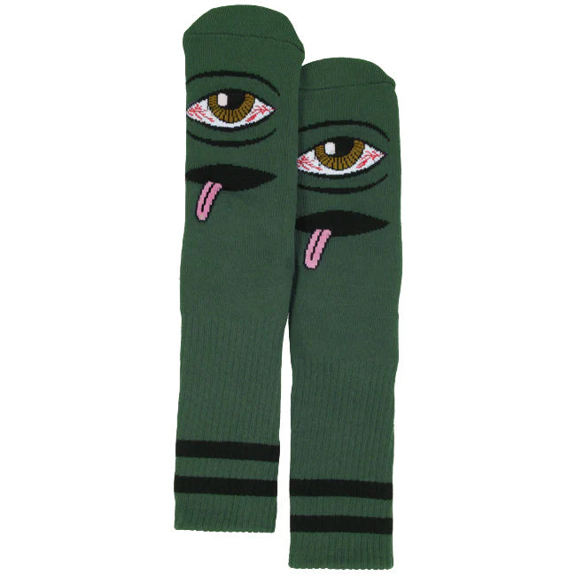 Toy Machine Bloodshot Eye Forest Socks