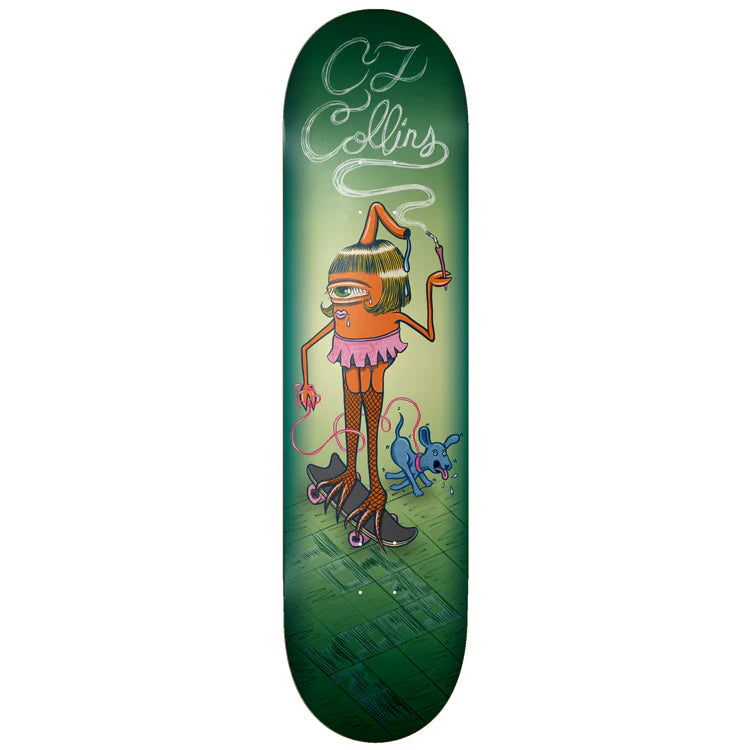 Toy Machine CJ Collins Sect Girl 8.5" Skateboard Deck
