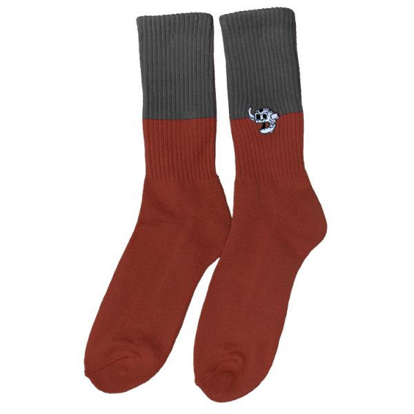 Toy Machine Dead Monster Split Rust Socks