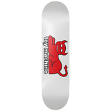 Toy Machine Devil Cat White 8.25" Skateboard Deck
