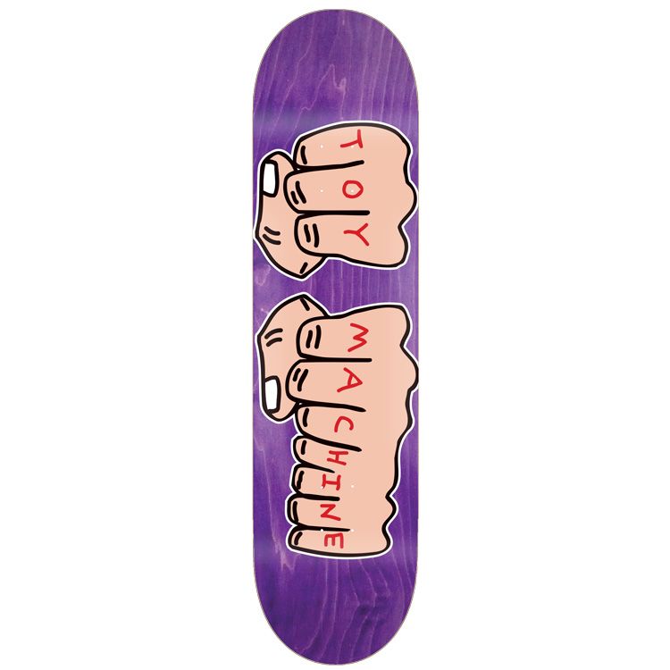 Toy Machine Fists 9.0" Assorted Stain Skateboard Deck