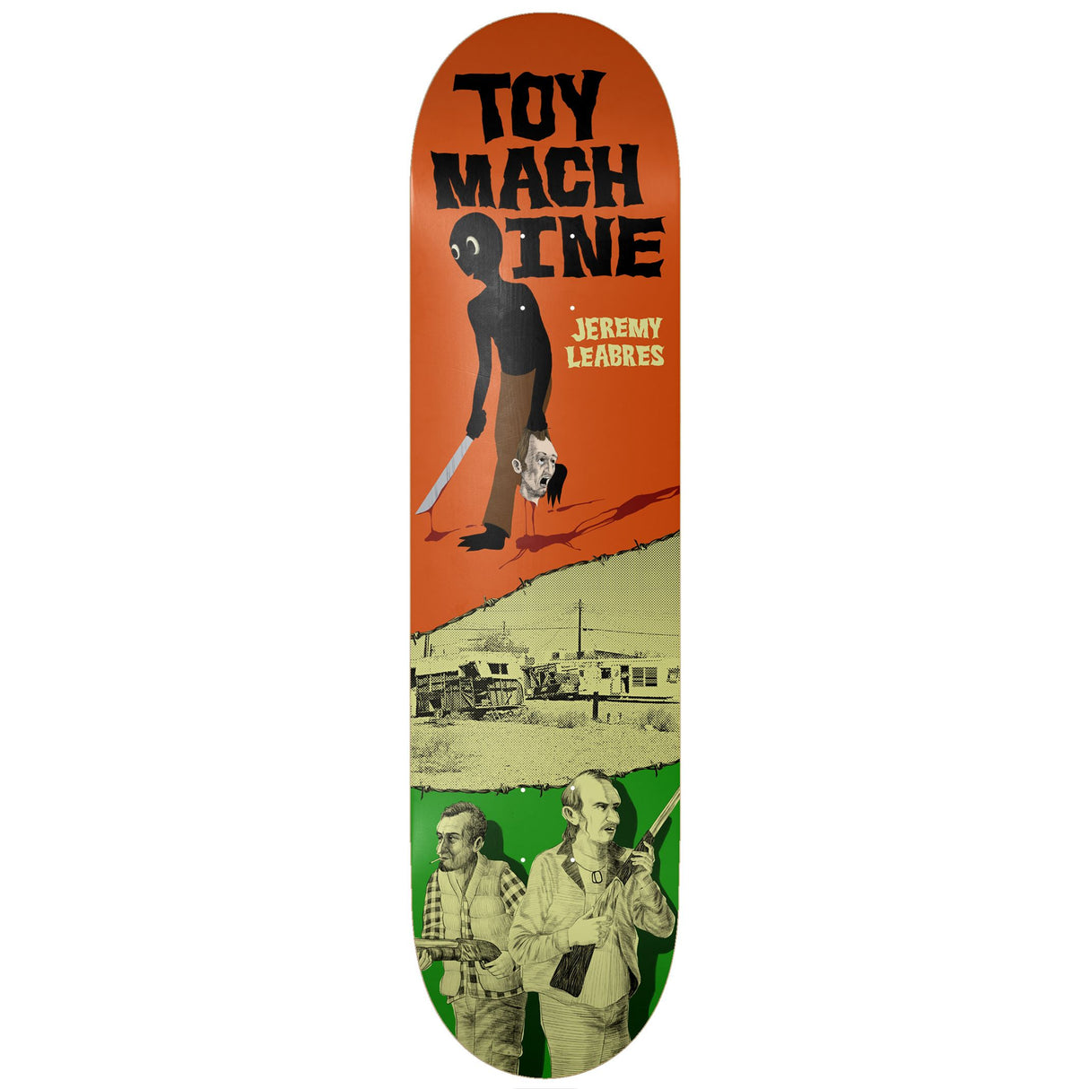 Toy Machine Jeremy Leabres Horror Show 8.25" Skateboard Deck