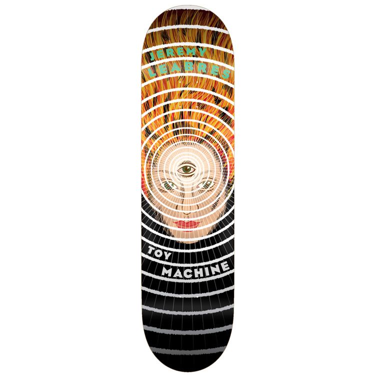 Toy Machine Leabres Third Eye 8.25" Skateboard Deck