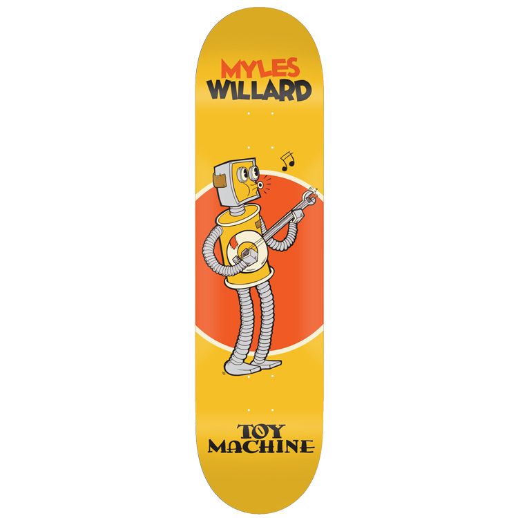 Toy Machine Myles Willard Toons 8.25" Skateboard Deck
