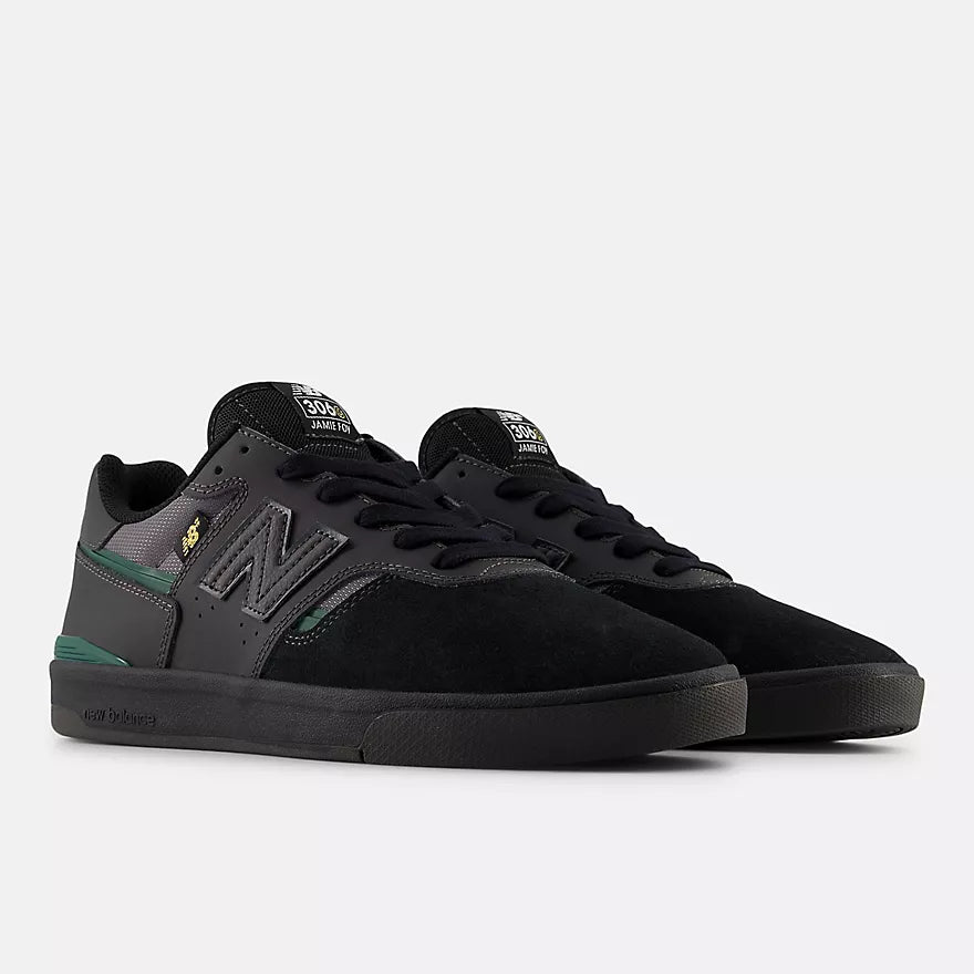 New Balance Numeric 306 Cup Jamie Foy Black/Nightwatch Green Shoes