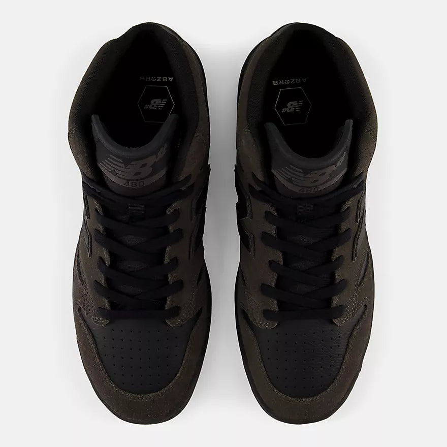 New Balance Numeric 480 High Charcoal/Black Skate Shoes (UN480HGB)