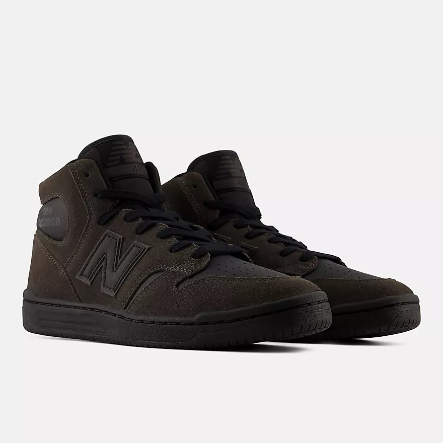 New Balance Numeric 480 High Charcoal/Black Skate Shoes (UN480HGB)