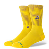 Stance Los Angeles Lakers Badged Crew Gold Socks