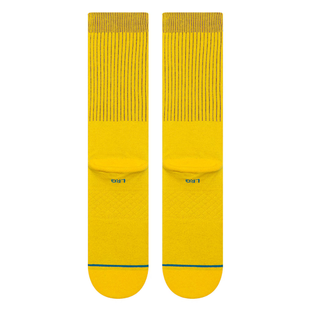 Stance Los Angeles Lakers Badged Crew Gold Socks