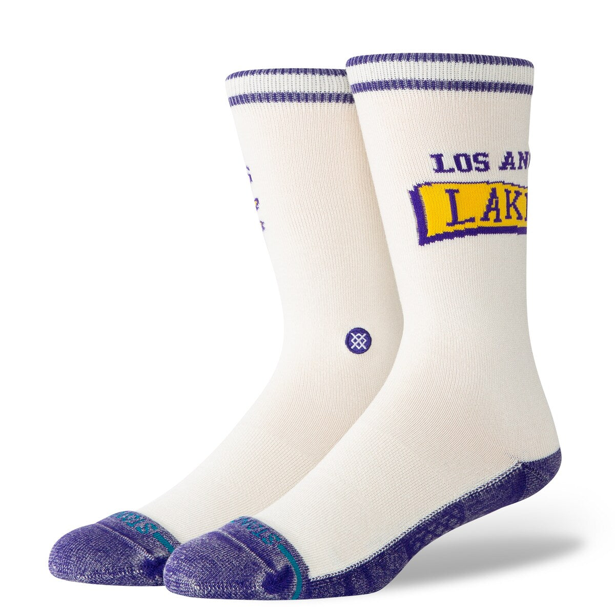 Stance Los Angeles Lakers Victory Crew Purple Socks