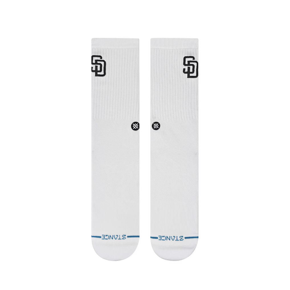 Stance San Diego Padres Crest White Socks