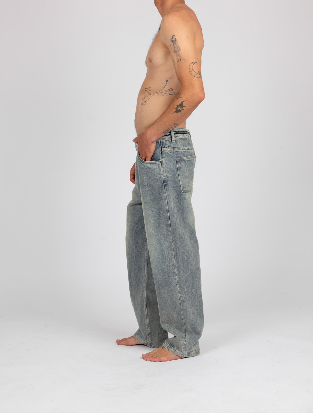 Rusty Tides Dirty Standard Denim Pants