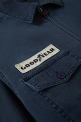 Brixton Goodyear Trademark Washed Navy Lightweight Jacket
