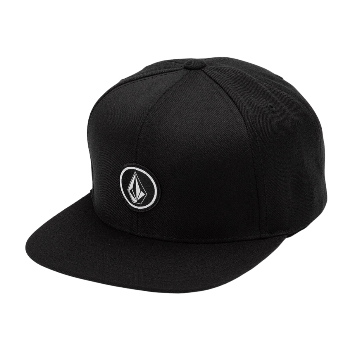 Volcom Quarter Twill Black Snapback Hat