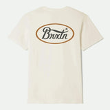 Brixton Parsons Cream Pumpkin Spice Washed Black Standard S/s Shirt