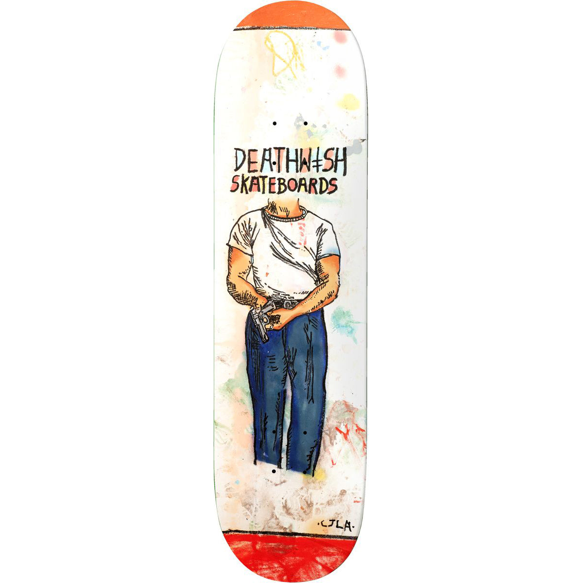 Deathwish Yuri Facchini Strapped 8.25" Skateboard Deck