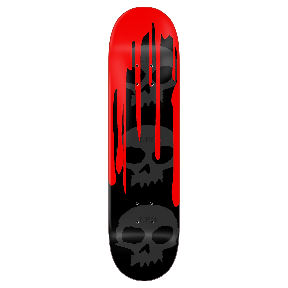 Zero Leo Romero 3 Skull Blood Skateboard Deck