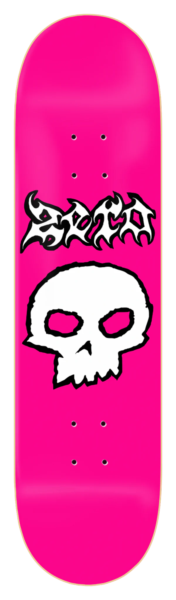 Zero Metal Single Skull Pink 8.25" Skateboard Deck