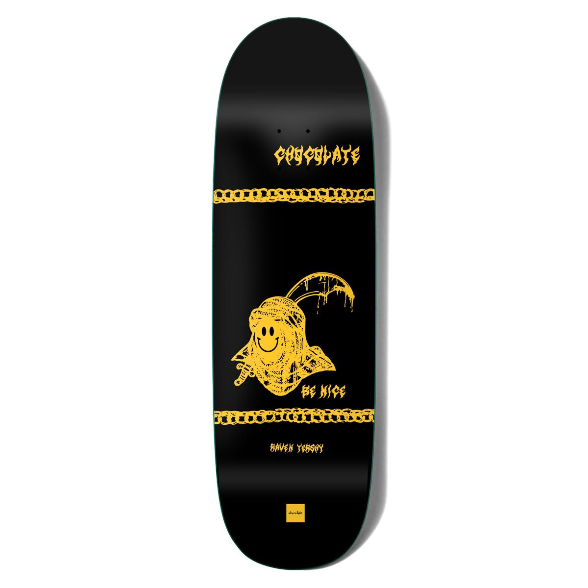 Chocolate Raven Tershy Be Nice 9.25" Couch Shaped Skateboard Deck