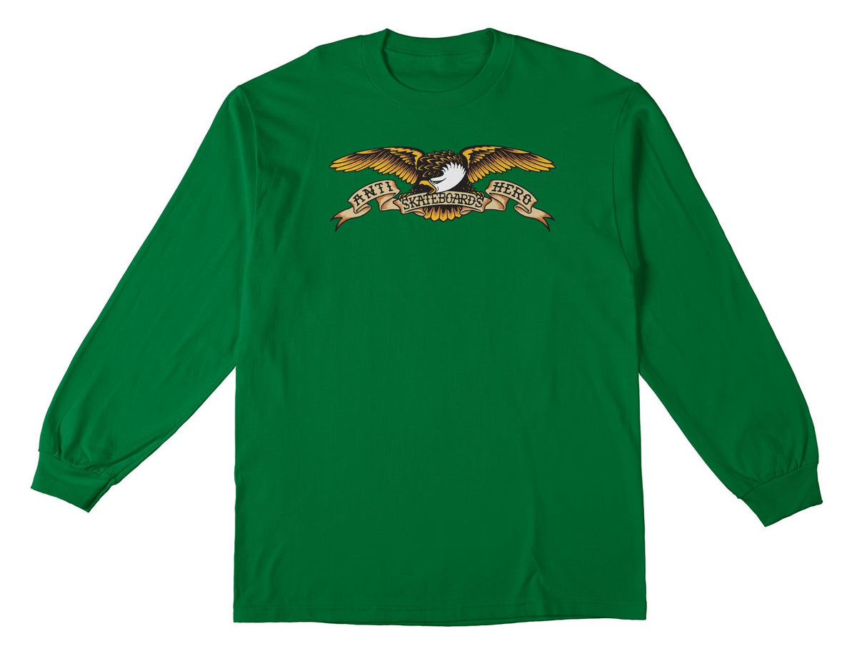 Anti-Hero Eagle Green Multi Youth L/s Shirt