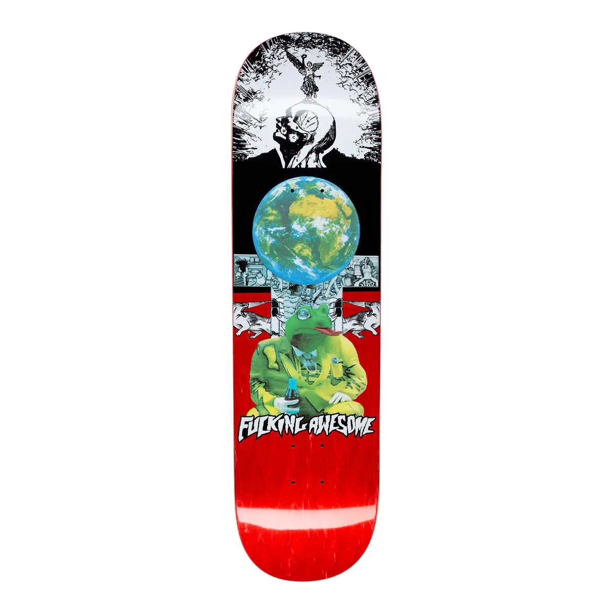 Fucking Awesome 3D Frog 8.25" Skateboard Deck