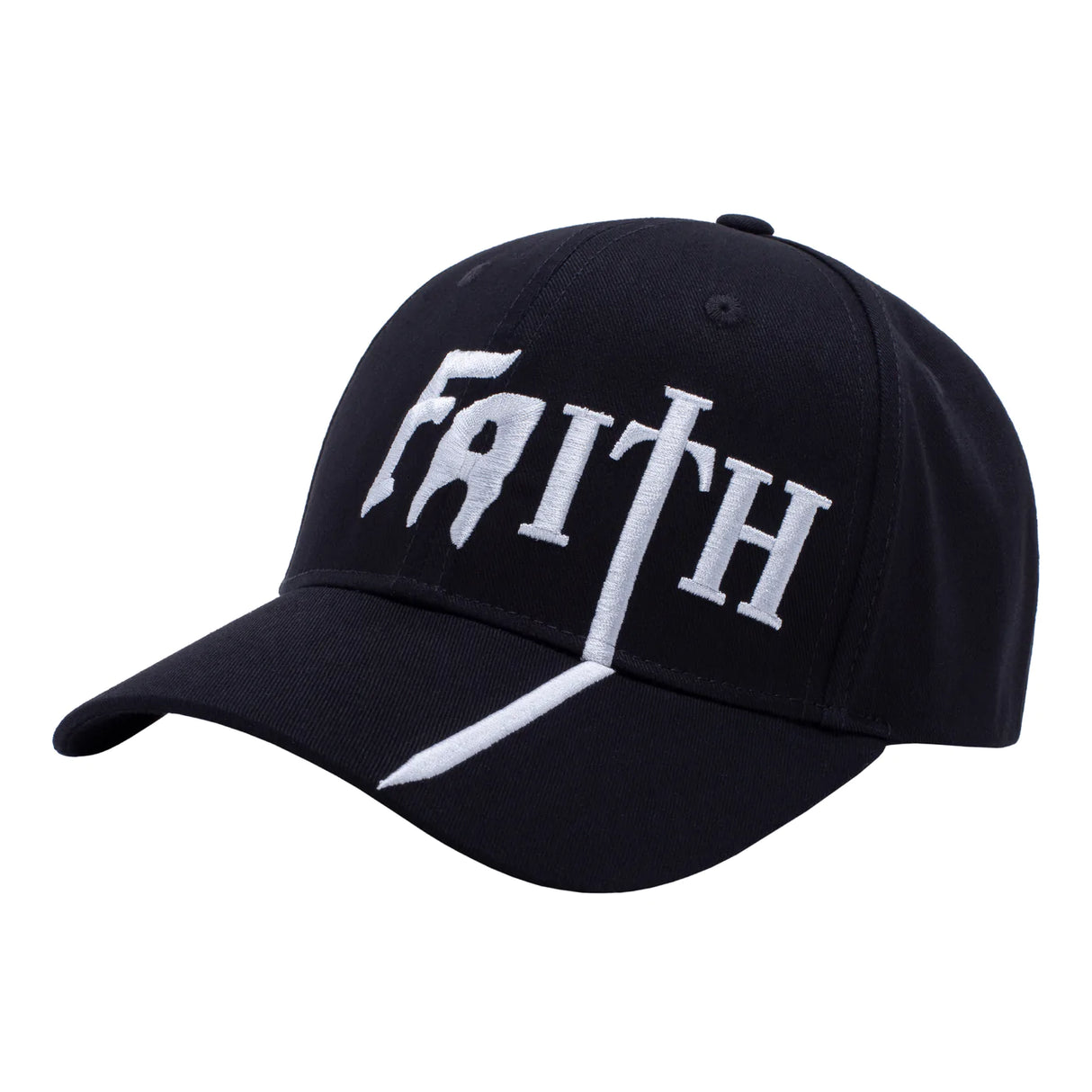 Fucking Awesome Faith Black 6-panel Strapback Hat