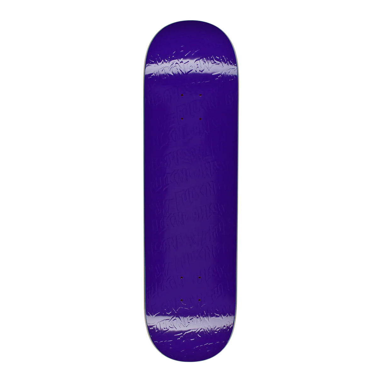 Fucking Awesome Stamp Embossed Purple 8.25" Skateboard Deck