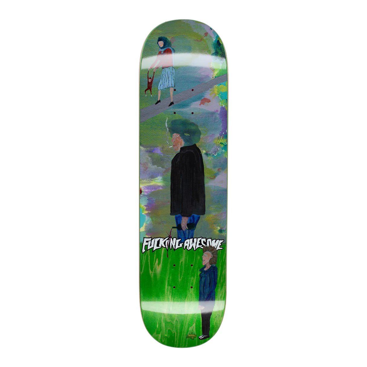 Fucking Awesome Central Park Sean Pablo 8.5" Assorted Stain Skateboard Deck
