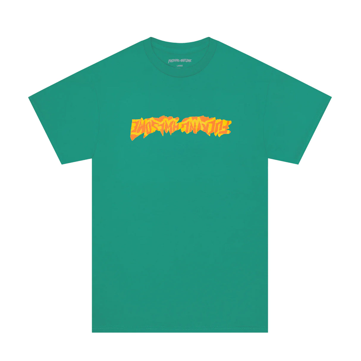 Fucking Awesome Cut Out Logo Grass Shirt