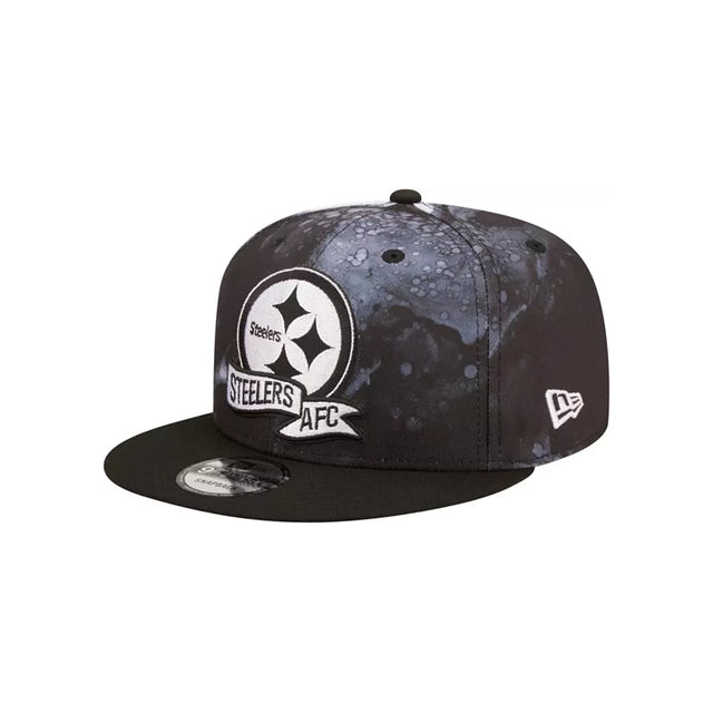 New Era Pittsburgh Steelers 9Fifty Sideline Ink Dye Black/White Snapba –  Long Beach Skate Co