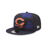 New Era Chicago Bears C 9Fifty Sideline Ink Dye Snapback Hat
