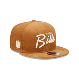 New Era Buffalo Bills Corduroy Script 9Fifty Brown Snapback Hat